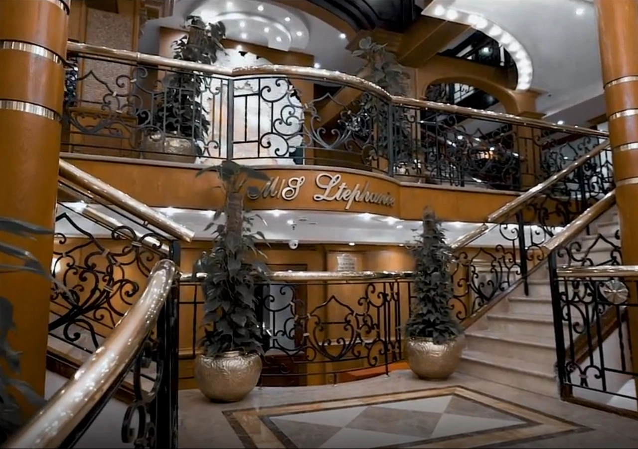 Lobby of the MS Stephanie Nile Cruise Nile cruise
